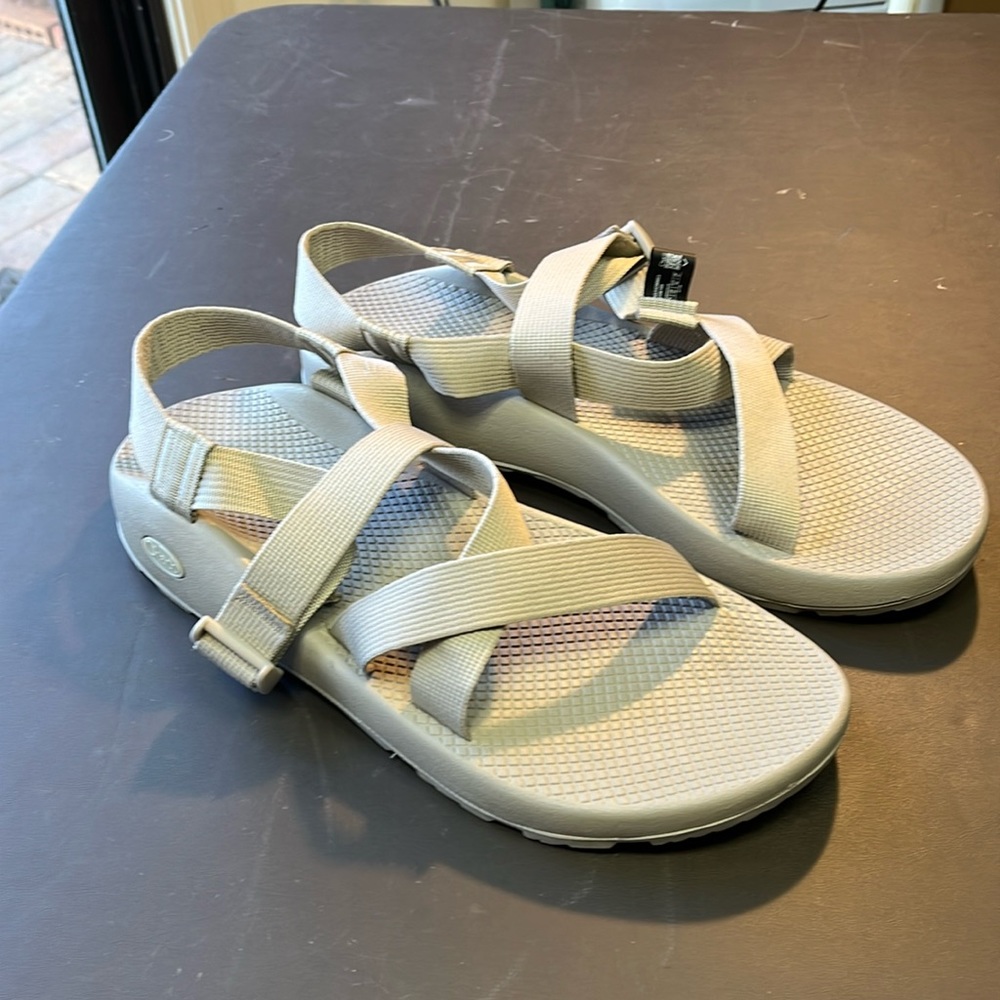 Chaco sandals light gray 13